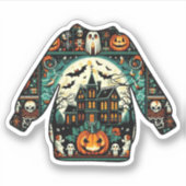 Halloween Sweater Sticker (Voorkant)