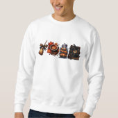 Halloween Sweatshirt, Ghost Sweatshirt (Voorkant)