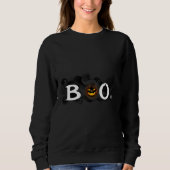 Halloween Sweatshirts – "BOO" Unieke Print Trui (Voorkant)