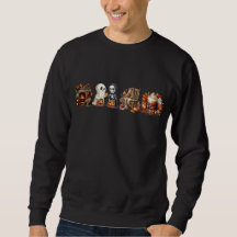 Halloween Sweatshirts voor Unisex Ghost Friends