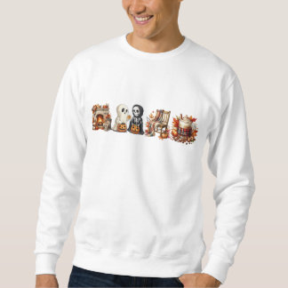 Halloween Sweatshirts voor Unisex Ghost Friends Trui