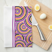 Halloween Swirls Theedoek (Quarter Fold)