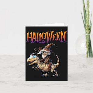 Halloween T-Rex Skeleton Ride Kaart