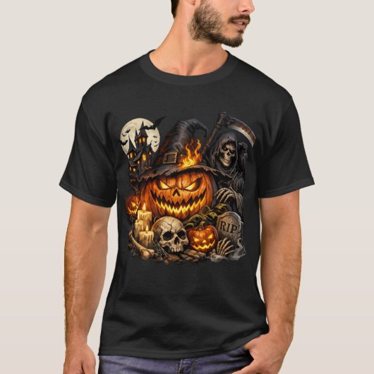 Halloween t-shirt (Voorkant)