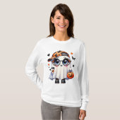 Halloween T-Shirt ,Cute Ghost Tee , Pumpkin Shirt (Devant entier)