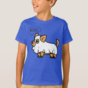Halloween T-shirt, Doggie zegt "BOO" T-shirt