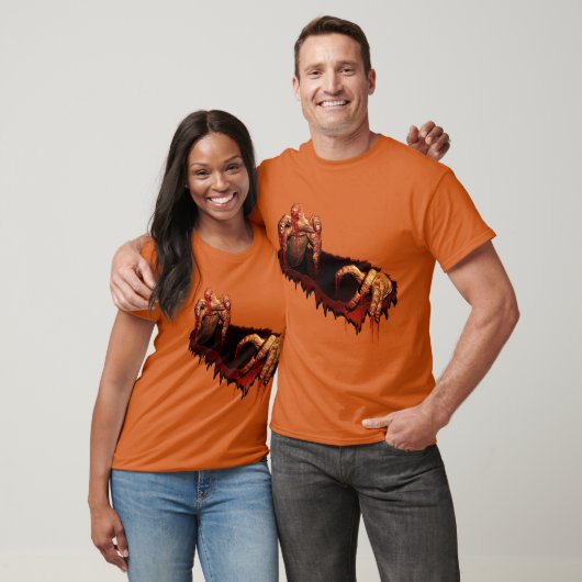 Halloween T-shirt Horror Zombie Undode Tee Shirt (Unisex)