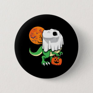 Halloween T-shirts voor jongens mannen Dinosaur T  Ronde Button 5,7 Cm
