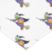 Halloween Table Runner 14 x 72 inch/vliegende heks Medium Tafelloper (Hoek)