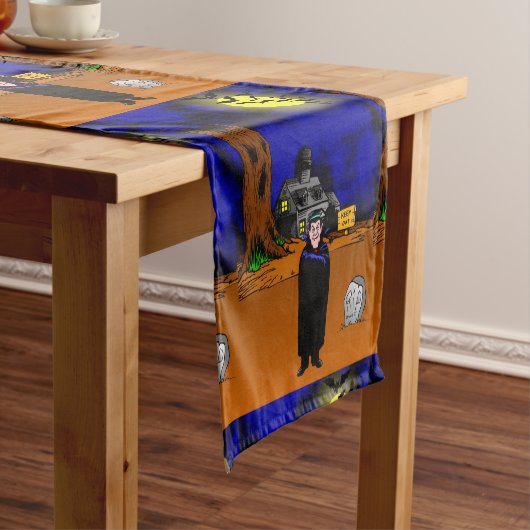 Halloween Table Runner Korte Tafelloper (Voorbeeld)