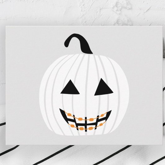 Halloween tandheelkundig briefkaart