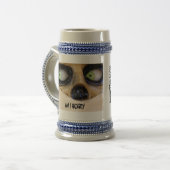 Halloween tasse de bière stein drôle maman effraya (Devant gauche)