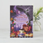 HALLOWEEN TEA PARTY INVITATION (Debout devant)