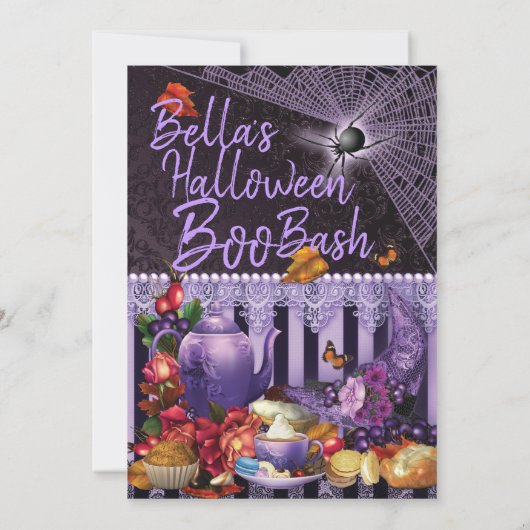 HALLOWEEN TEA PARTY INVITATION (Dos)