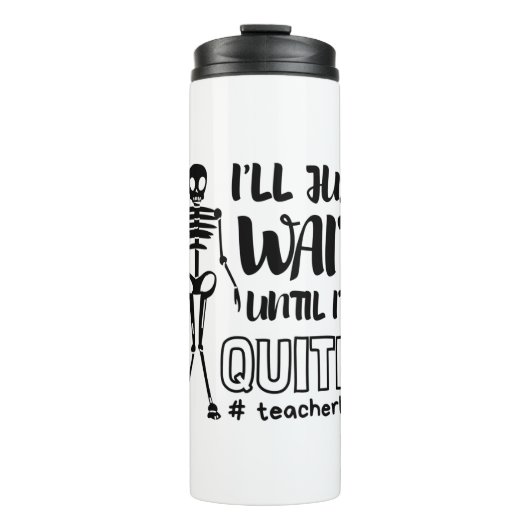 Halloween Teacher Fall Teacher Thermosbeker (Voorkant)