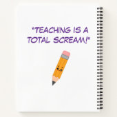 Halloween Teacher Notitieboek (Achterkant)