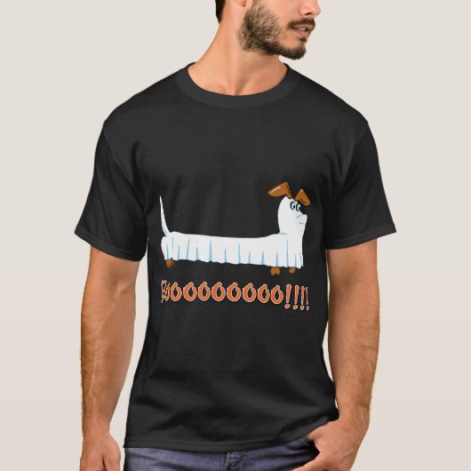 Halloween Teckel T-shirt (Voorkant)