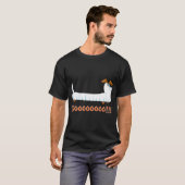 Halloween Teckel T-shirt (Voorkant volledig)