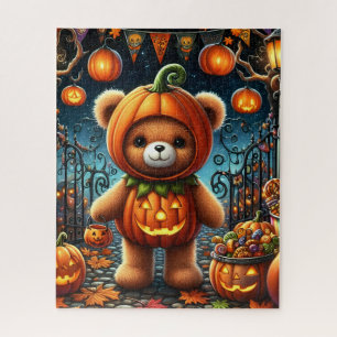 Halloween teddybeer puzzel