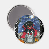 Halloween Tellen  Dachshund Magneet (Voorkant / Achterkant)