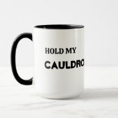 Halloween Tenez Ma Mug Cauldron, 15 oz (Gauche)