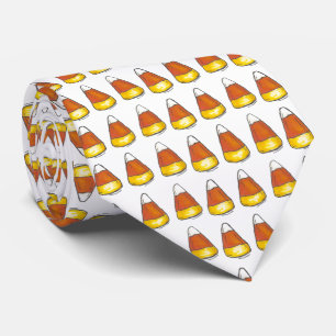 Halloween Thanksgiving Candy Corn Necktie Stropdas