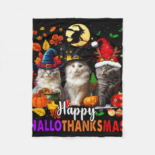 Halloween Thanksgiving Kerstfeest Happy HBedankt Fleece Deken