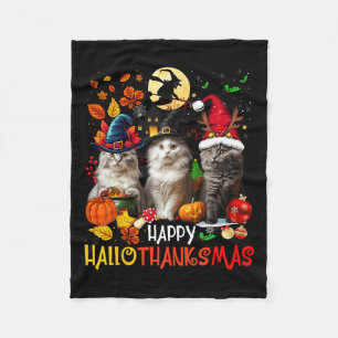 Halloween Thanksgiving Kerstfeest Happy HBedankt Fleece Deken
