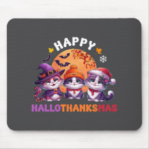Halloween Thanksgiving Kerstfeest Happy HBedankt Muismat