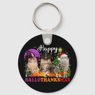 Halloween Thanksgiving Kerstfeest Happy HBedankt Sleutelhanger
