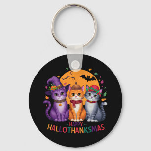 Halloween Thanksgiving Kerstfeest Happy HBedankt Sleutelhanger