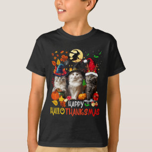 Halloween Thanksgiving Kerstfeest Happy HBedankt T-shirt