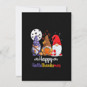 Halloween Thanksgiving KerstHappy Hallo Kaart