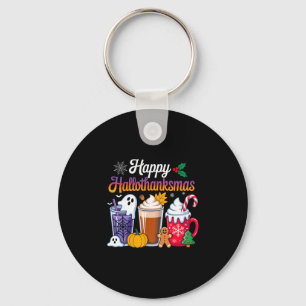 Halloween Thanksgiving Kerstmis Gelukkig Hallothan Sleutelhanger