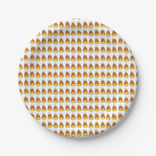 Halloween Thanksgiving najaar Candy Corn Snoepjes Papieren Bordje