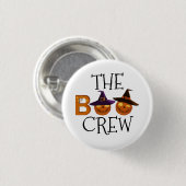 Halloween The Boo Crew Illustration Ronde Button 3,2 Cm (Voorkant /achterkant)