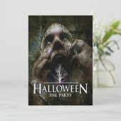 Halloween "The Party" Kaart (Staand voorkant)
