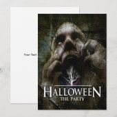 Halloween "The Party" Kaart (Voorkant / Achterkant)