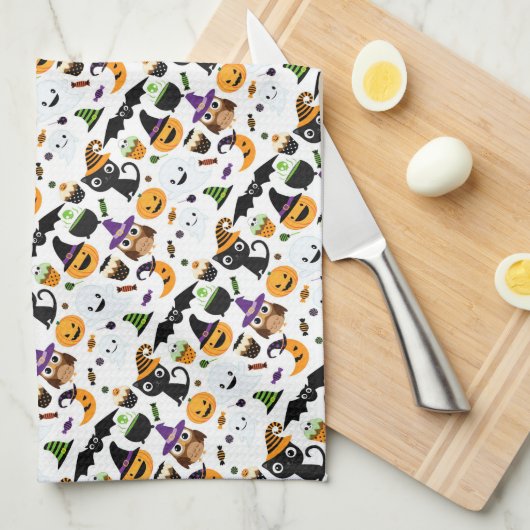 Halloween Theedoek (Quarter Fold)