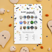 Halloween thema baby shower spel baby dieren programma