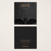 Halloween Thema Bat Stud Oorbel Display Kaart (Voorkant /achterkant)