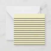 Halloween thema Canvas tas Notitiekaartje (Achterkant)