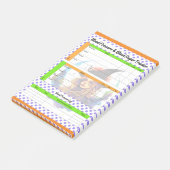 Halloween thema gezondheidslogboek post-it® notes (Schuin)