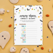 Halloween thema kinderkamer rijm emoji douche spel programma