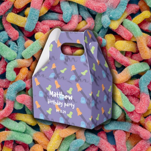 Halloween-thema verjaardagsfeestje Favoriet Box Bedankdoosjes