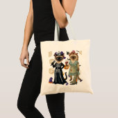 Halloween-thema voor Siamese kat liefhebbers Tote Bag (Voorkant (product))