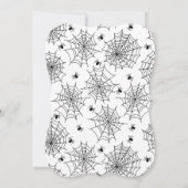 Halloween Thématique Anniversaire Invitations (Dos)