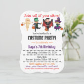 Halloween Thématique Anniversaire Invitations (Debout devant)