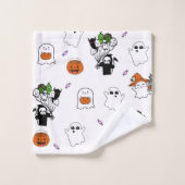 Halloween Theme Bad Handdoek (Wasdoekje)