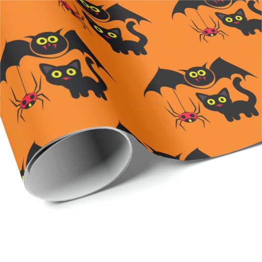 Halloween Theme Cadeaupapier (Rol Hoek)